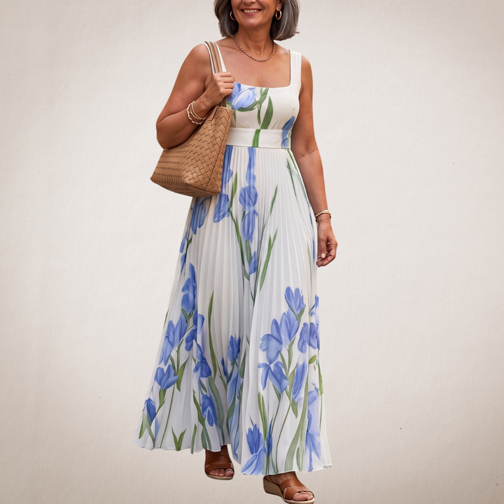 Oriah | Elegante Abito Maxi Floreale