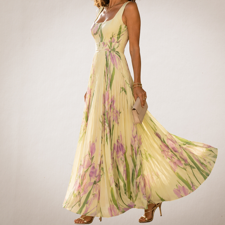 Oriah | Elegante Abito Maxi Floreale