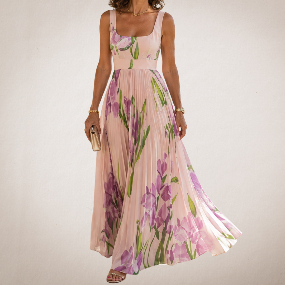 Oriah | Elegante Abito Maxi Floreale
