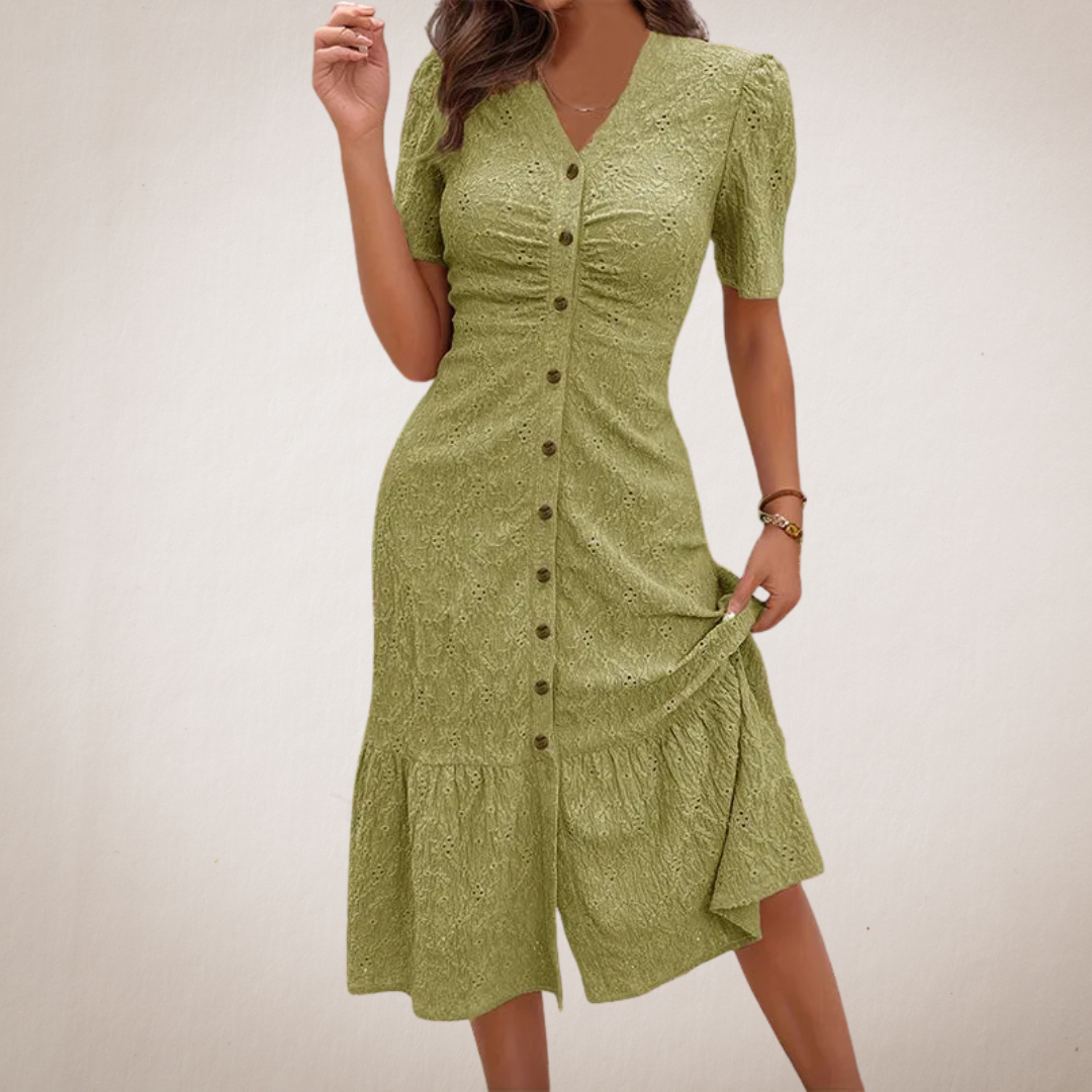 Luciana | Elegante Abito Maxi Floreale