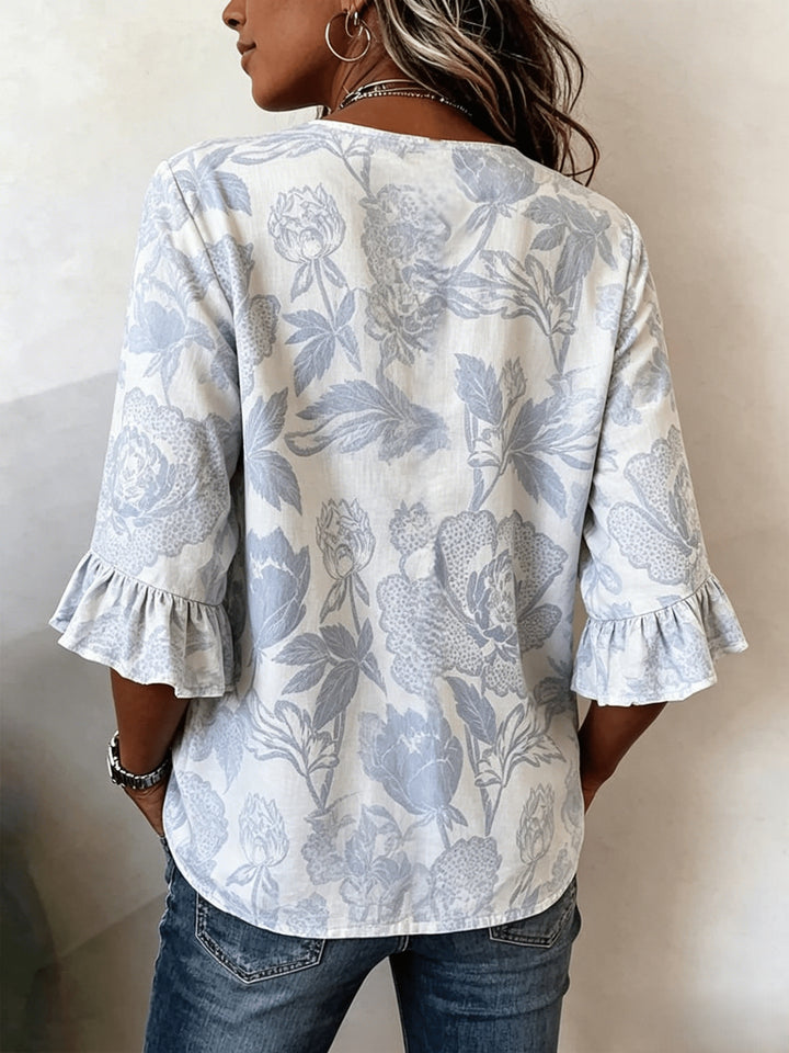 Elena | Blusa Leggera a Fiori