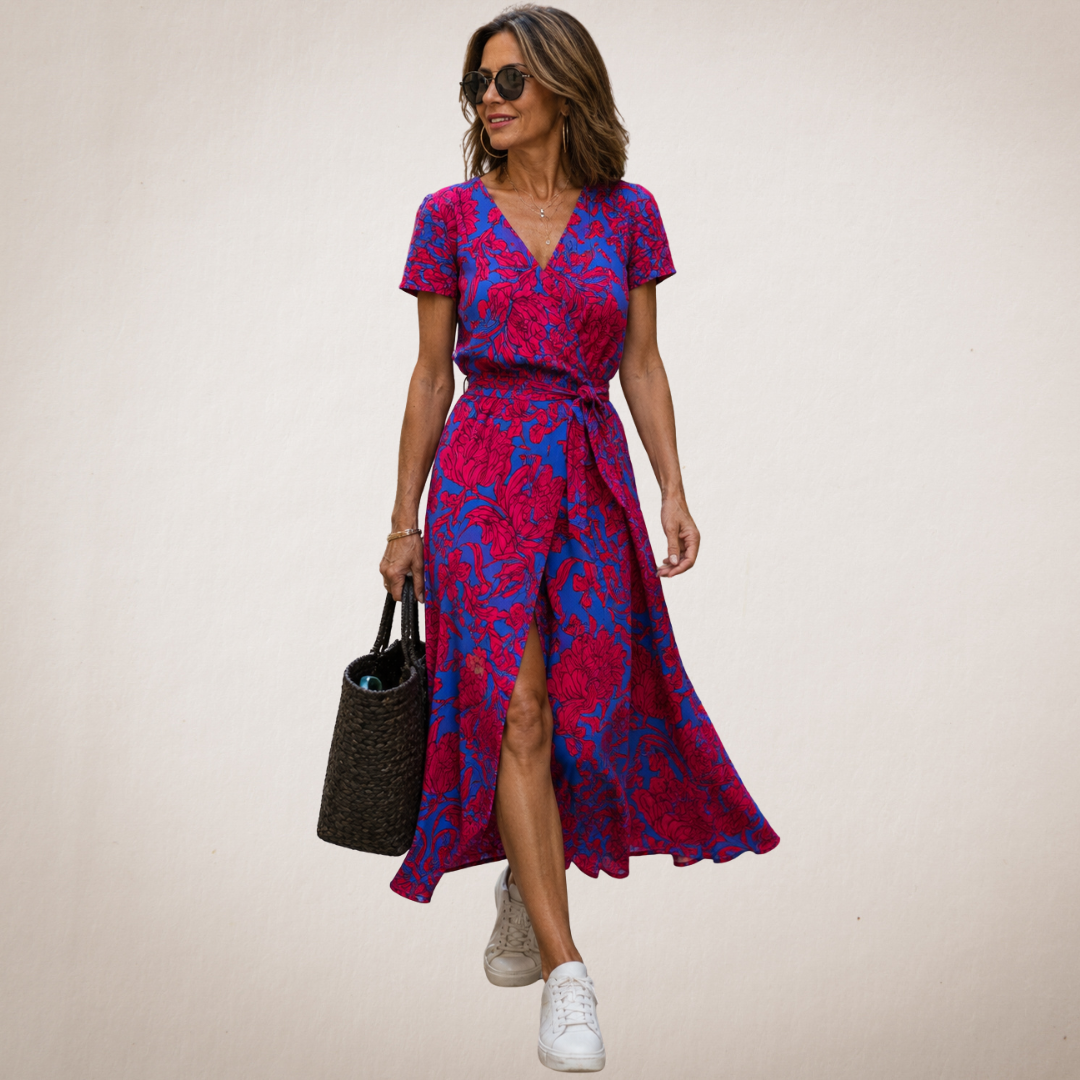 Julia - Abito elegante con scollo a V