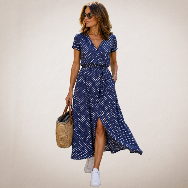 Julia - Abito elegante con scollo a V