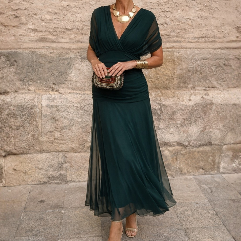 Eliza – Elegante vestito verde