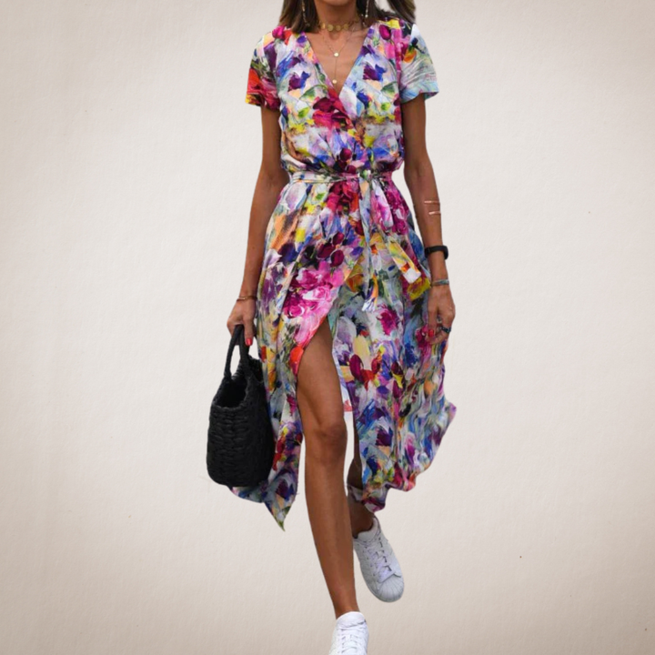 Julia - Abito elegante con scollo a V