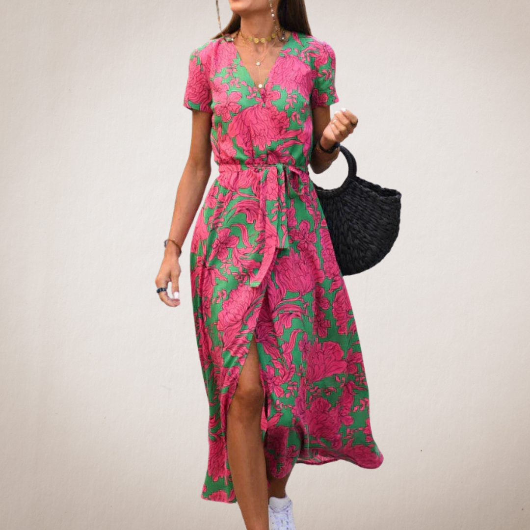 Julia - Abito elegante con scollo a V