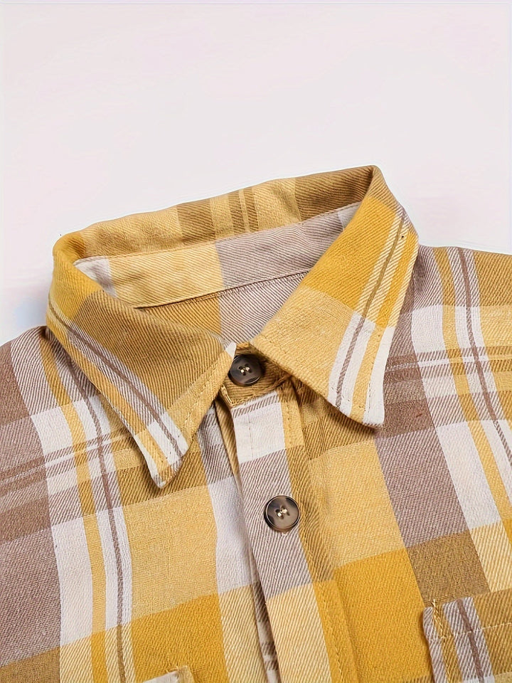 Ginevra | Camicia a Quadri dallo Stile Rilassato