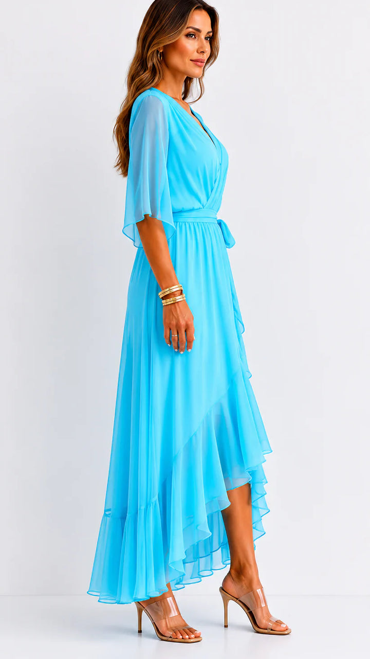 Léa | Abito Maxi in Chiffon