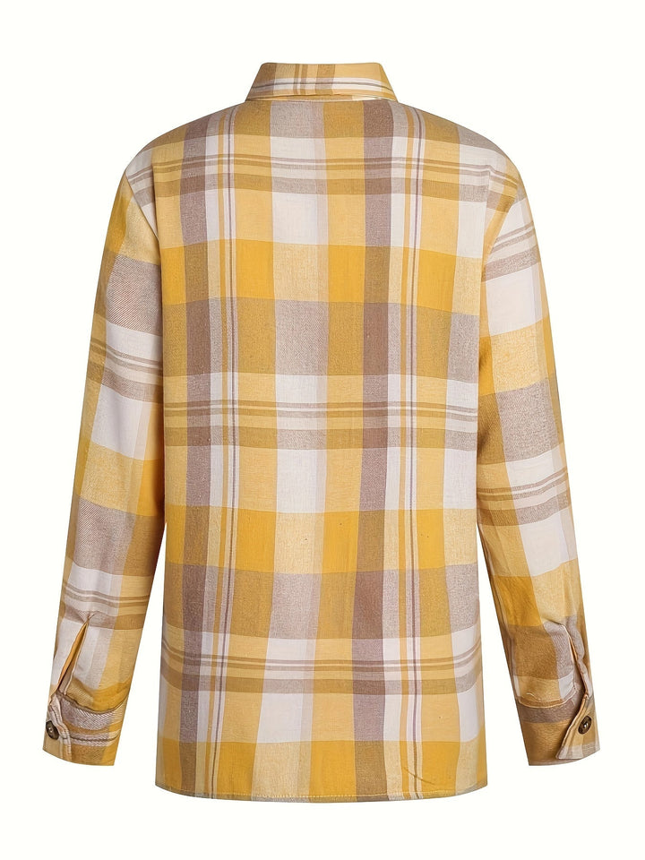Ginevra | Camicia a Quadri dallo Stile Rilassato