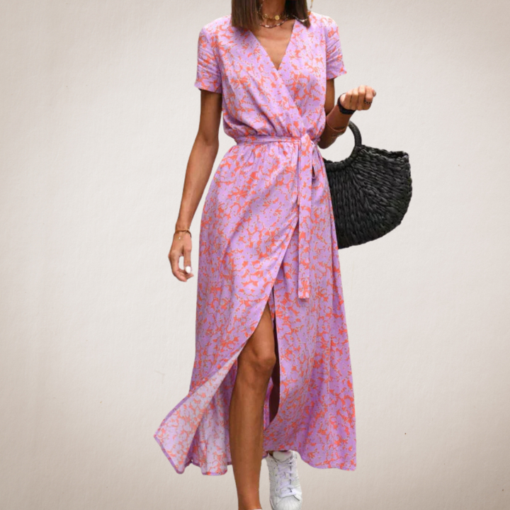 Julia - Abito elegante con scollo a V