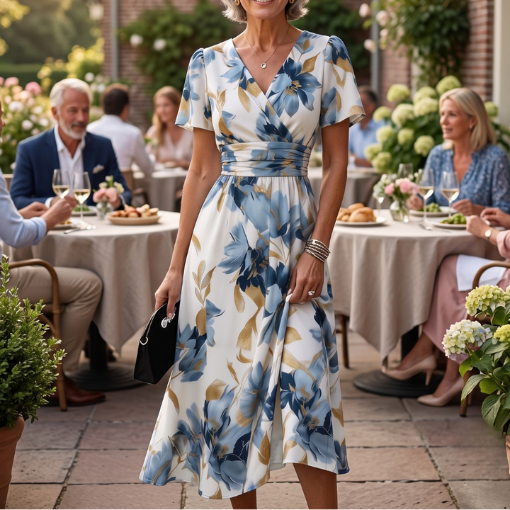Lisa | Abito Midi Floreale