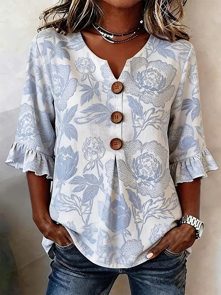 Elena | Blusa Leggera a Fiori