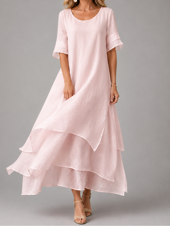 Caterina | Abito Maxi dalla Linea Fluida