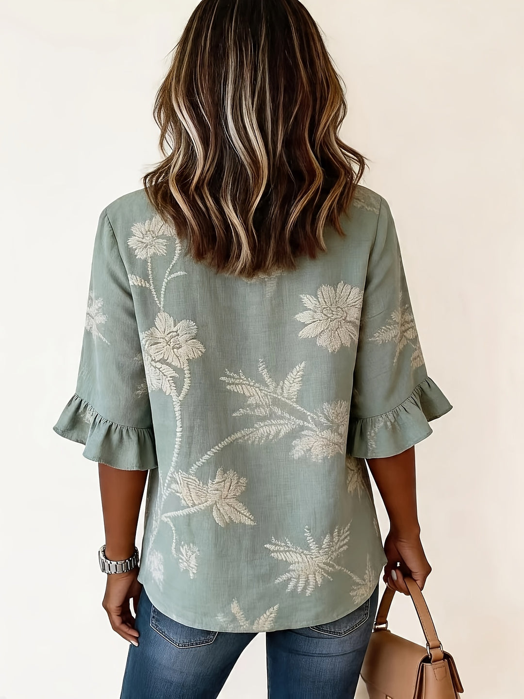 Elena | Blusa Leggera a Fiori