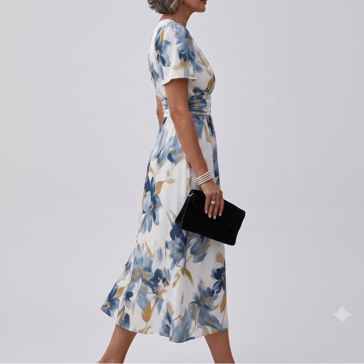 Lisa | Abito Midi Floreale