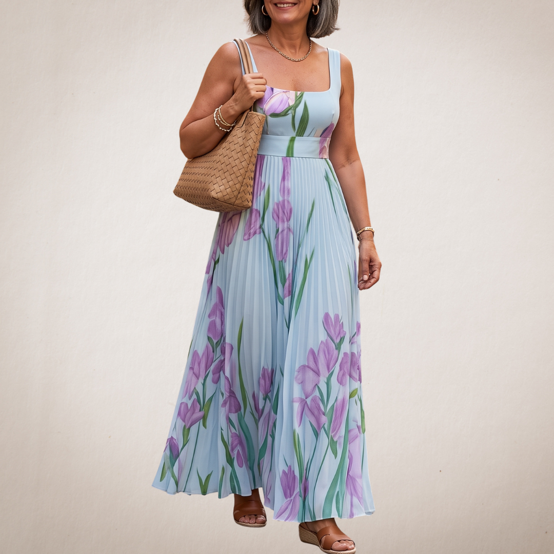 Oriah | Elegante Abito Maxi Floreale