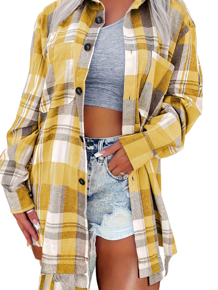 Ginevra | Camicia a Quadri dallo Stile Rilassato