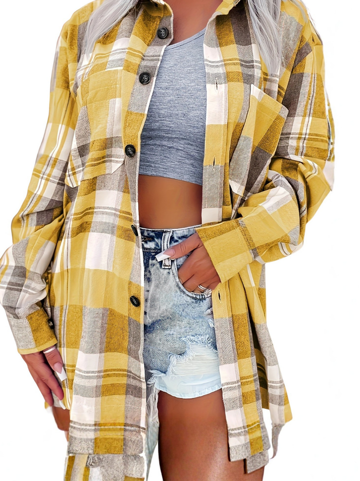 Ginevra | Camicia a Quadri dallo Stile Rilassato