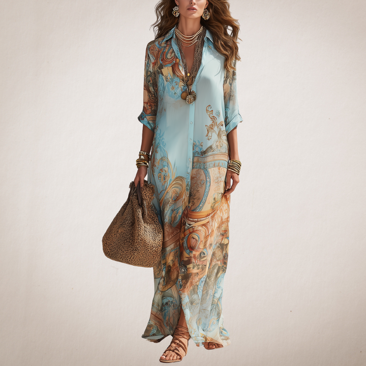 Serena | Abito Chemisier Mediterraneo