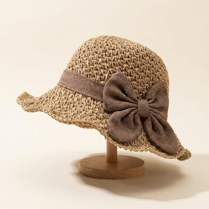 Adela™ | Cappello di paglia con fiocco