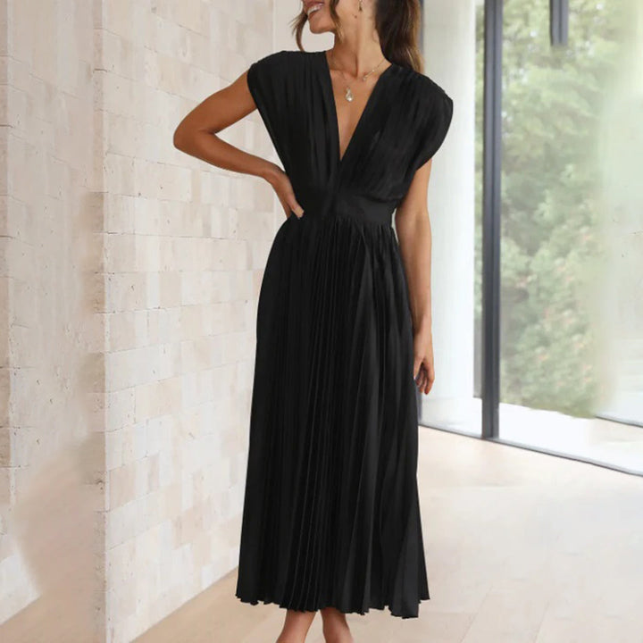 Marni™ | Vestito Midi Plissettato Senza Tempo
