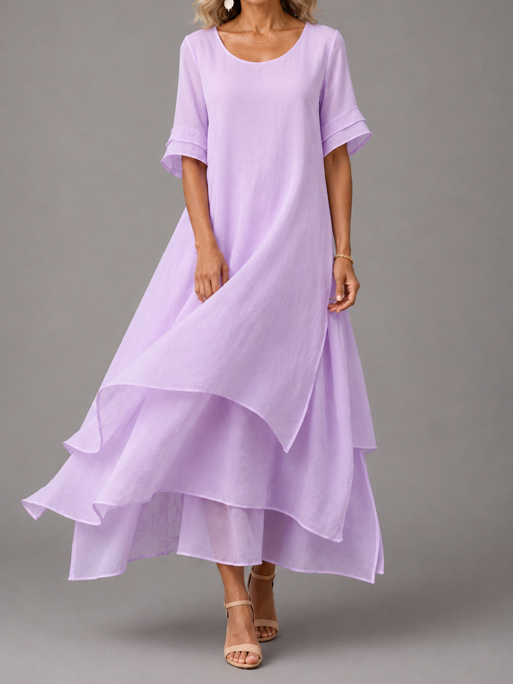 Caterina | Abito Maxi dalla Linea Fluida