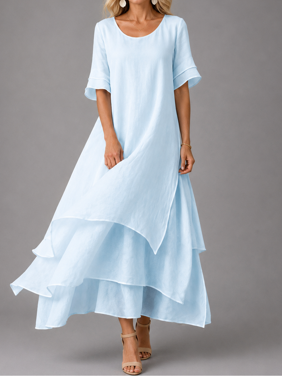 Caterina | Abito Maxi dalla Linea Fluida