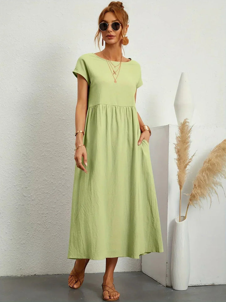 Gabrielle | Abito midi fluido dall'eleganza senza tempo