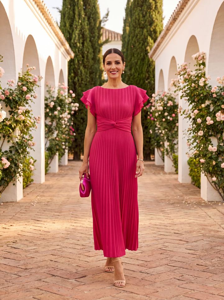 Gloria | Abito Drappeggiato dall'Eleganza Raffinata