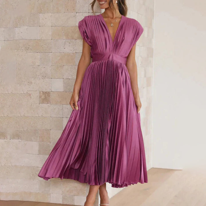 Marni™ | Vestito Midi Plissettato Senza Tempo