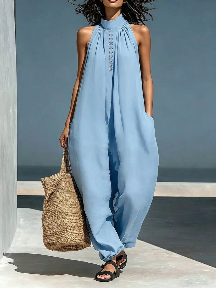 Camilla | Tuta Elegante con Collo Alto