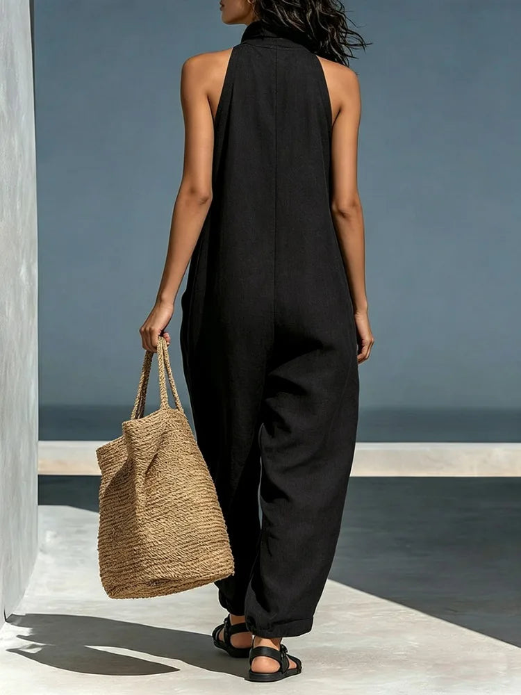Camilla | Tuta Elegante con Collo Alto