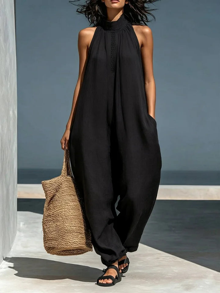 Camilla | Tuta Elegante con Collo Alto