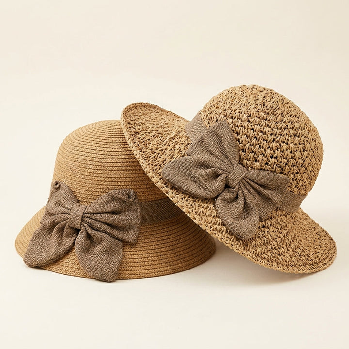 Adela™ | Cappello di paglia con fiocco
