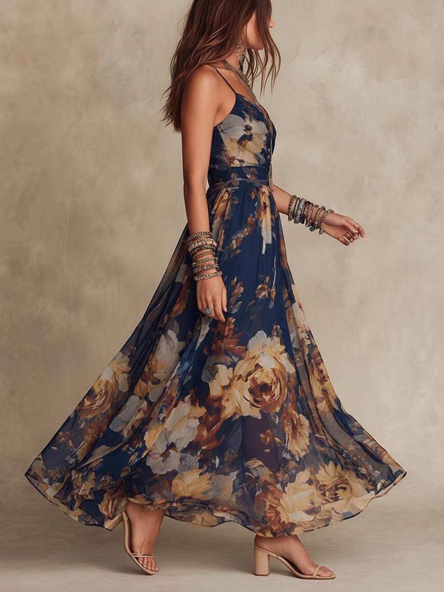 Deborah | Abito lungo a fiori