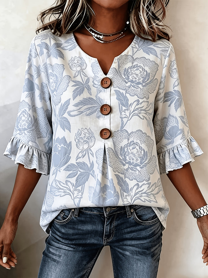 Elena | Blusa Leggera a Fiori