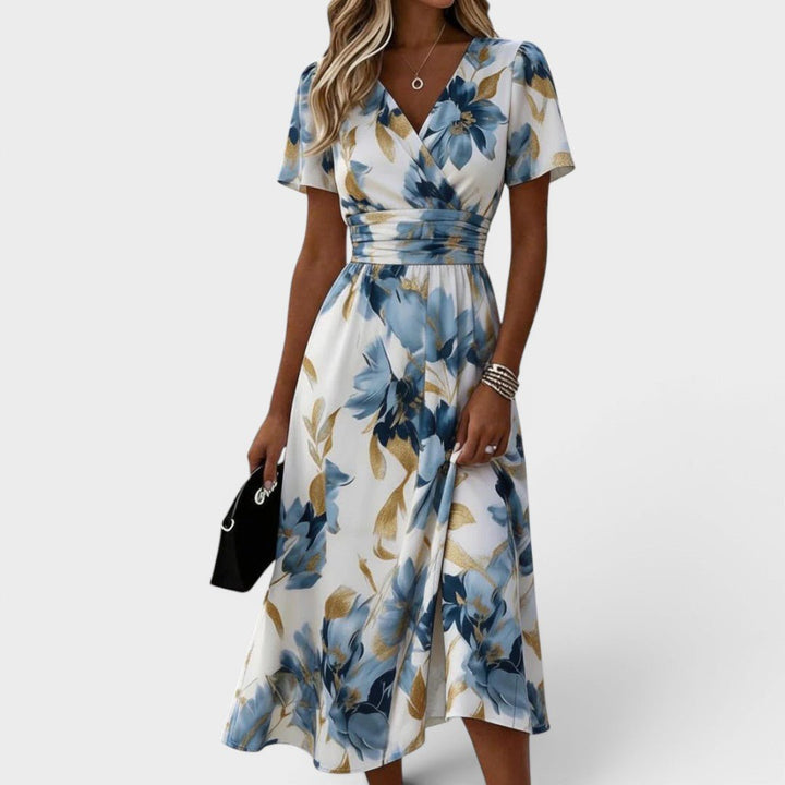 Lisa | Abito Midi Floreale