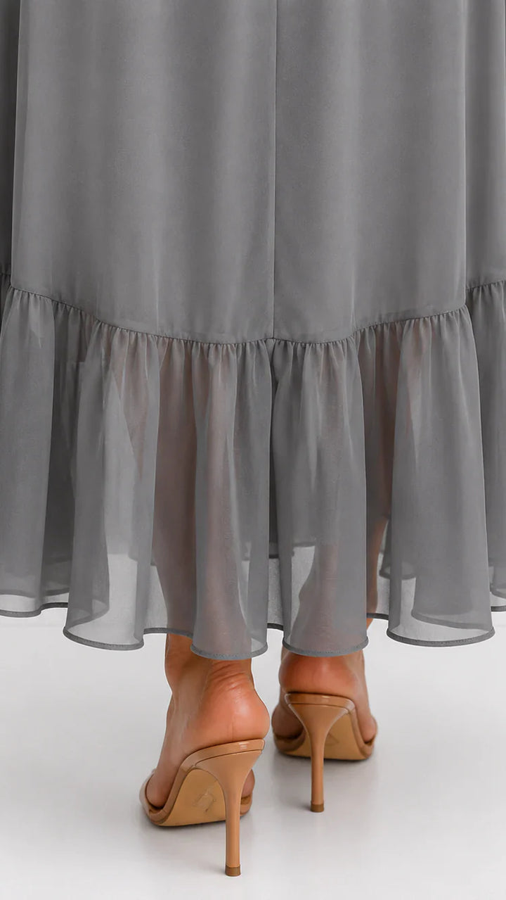 Léa | Abito Maxi in Chiffon