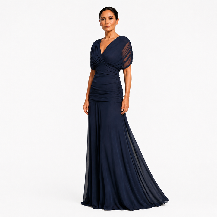 Avery | Elegante abito blu