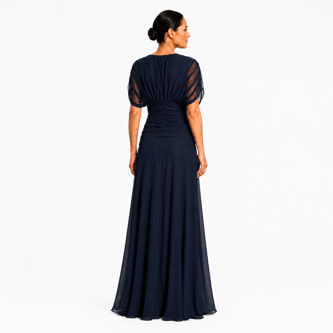 Avery | Elegante abito blu