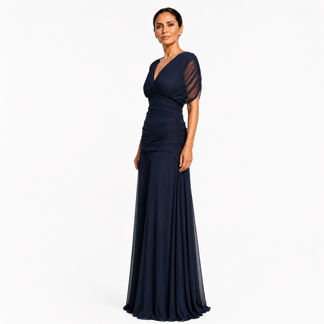 Avery | Elegante abito blu