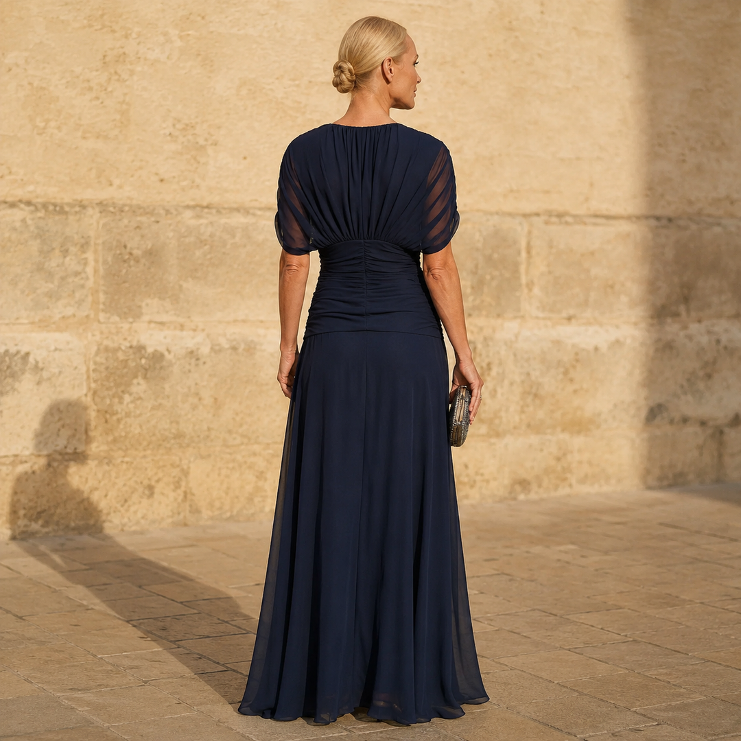 Avery | Elegante abito blu
