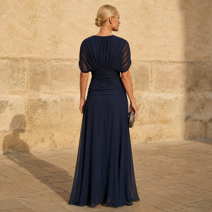 Avery | Elegante abito blu