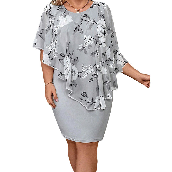 Vittoria | Elegante abito midi con stampa floreale